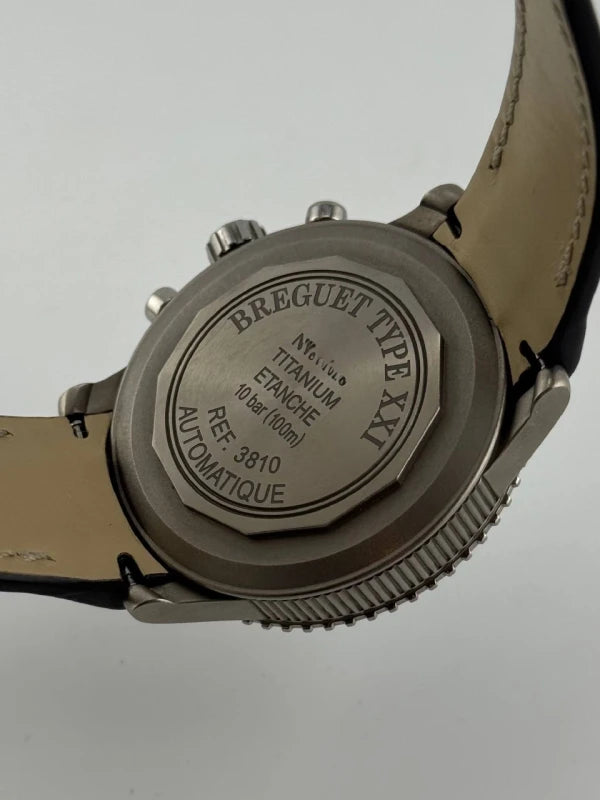 Breguet Type XX - XXI - XXII Flyback Chronograph Titanium Men's Watch