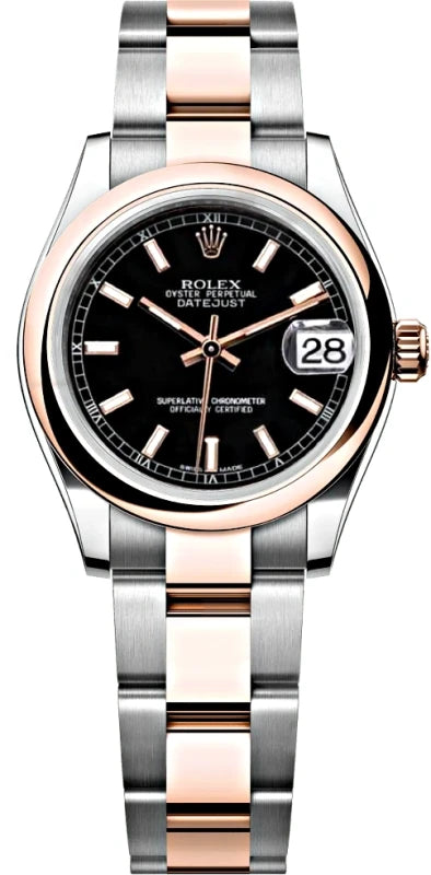 Rolex Datejust 18K Rose Gold Woman's Watch