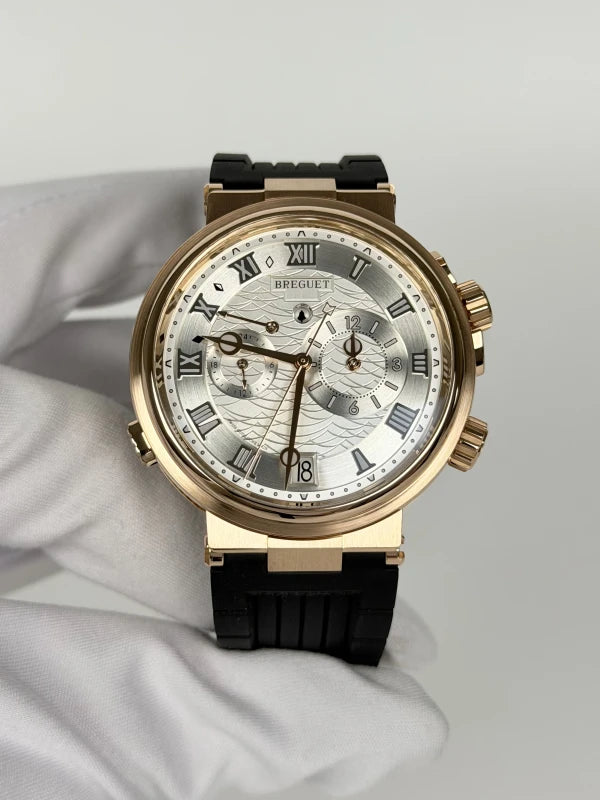 Breguet Marine 5547 Marine Alarme Musicale 18K Rose Gold Men's Watch