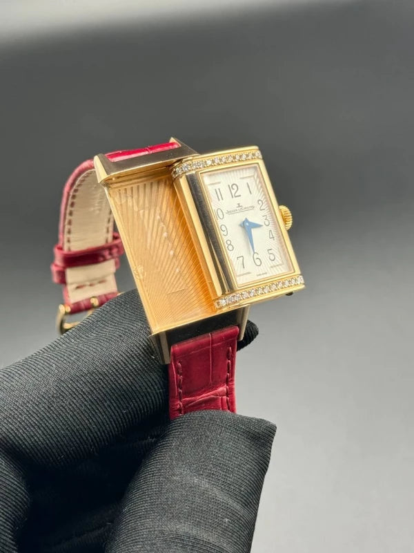 Jaeger-Lecoultre Reverso One Duetto 18K Rose Gold & Diamonds Lady's Watch