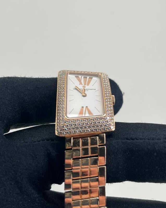 Vacheron Constantin Cambree 1972 18K Rose Gold & Diamonds Lady's Watch