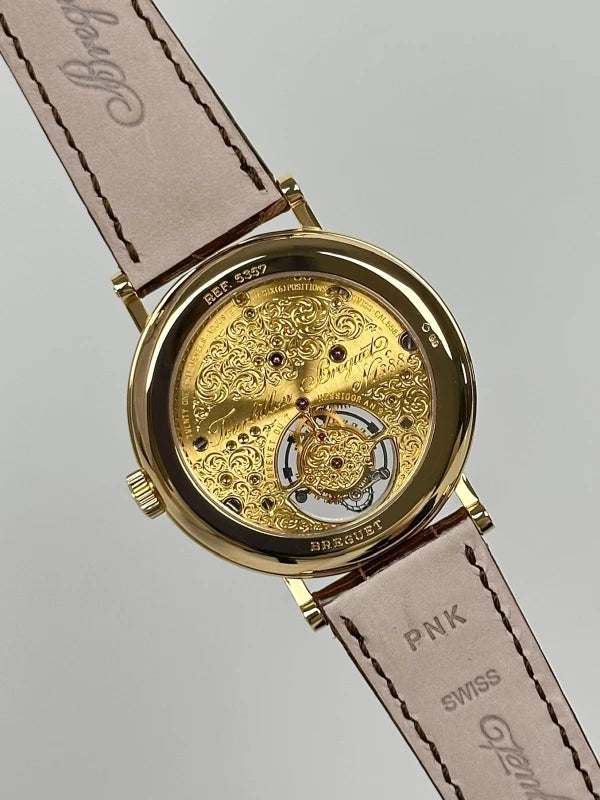 Breguet Tourbillon Classique 18K Yellow Gold Mens Watch