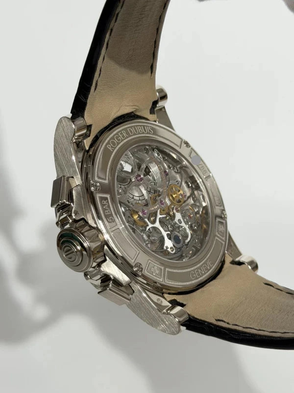 Roger Dubuis Excalibur Chronograph 18K White Gold Men's Watch