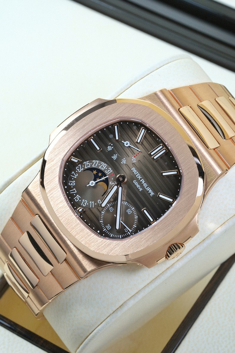 Patek Philippe Nautilus 18K Rose Gold Man's  Watch