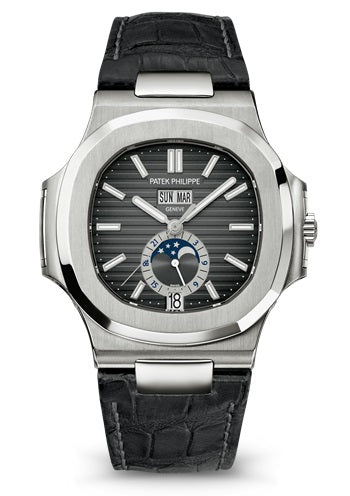 Patek Philippe Nautilus Moon phases 40.5 mm Stainless steel Man's  Watch