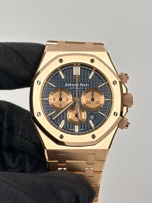 Audemars Piguet Royal Oak Chronograph 18K Rose Gold Man's Watch