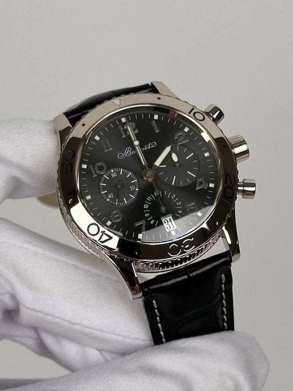 Breguet Type XX Transatlantique 18K White Gold Men's Watch