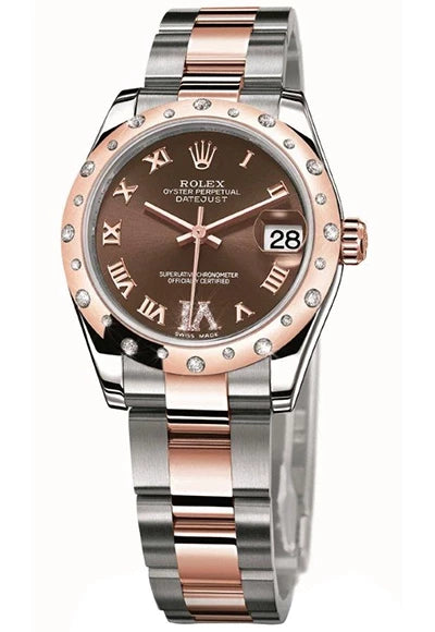 Rolex Datejust 31 18K Rose Gold Lady's Watch