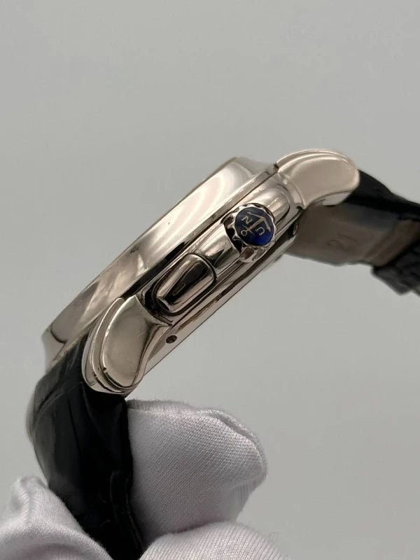 Ulysse Nardin Sonata Cathedral Dual Time 18K White Gold Men's Watch