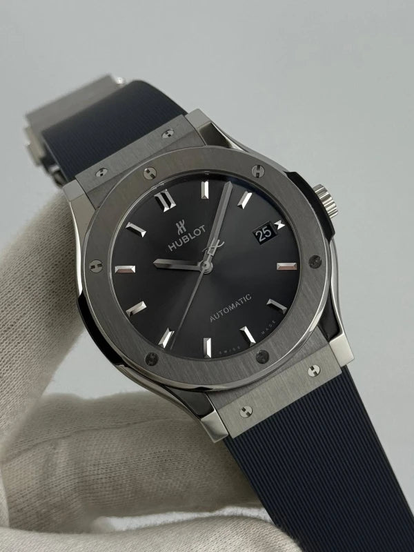 Hublot Classic Fusion 45mm Titanium Racing Grey Automatic Watch