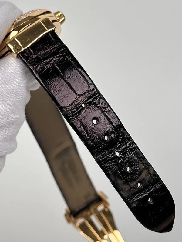 Omega De Ville Ladymatic 18K Rose Gold & Diamonds Lady's Watch