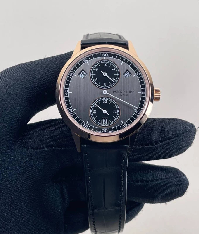 Patek Philippe Annual Calendar, Regulator Style Display 18K Rose Gold Men's Watch