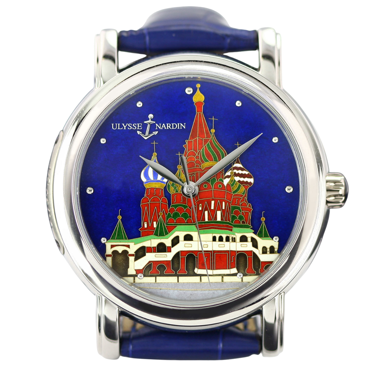 Ulysse Nardin Classigue Complications San Marco Kremlin Cloisonne Platinum Men's Watch