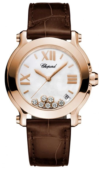 Chopard Happy Sport 18K Rose Gold & Diamonds Lady's Watch