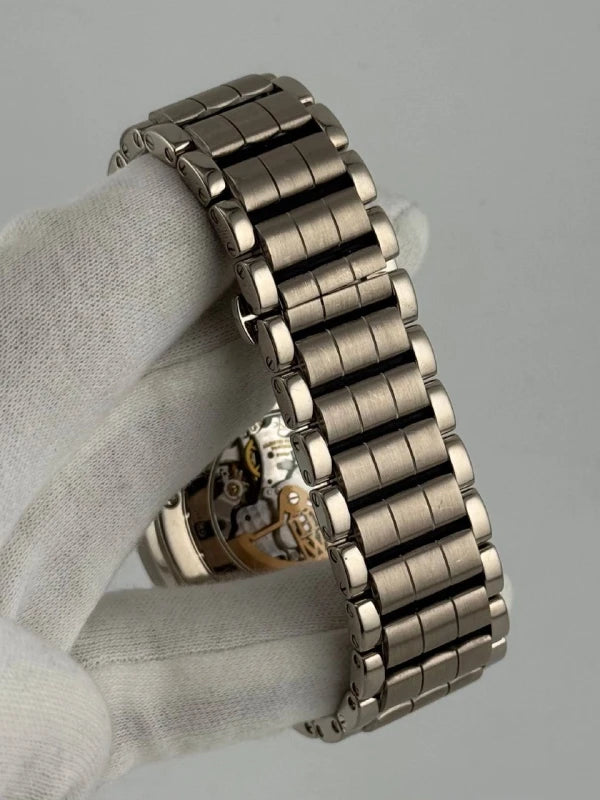 Harry Winston Ocean Triple Retrograde Chronograph 18K White Gold Men's Watch