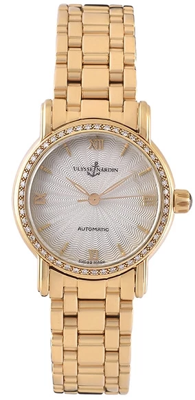 Ulysse Nardin San Marco Chronometer 18K Yellow Gold & Diamonds Lady's Watch