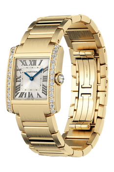 Cartier Tank Française 18K Yellow Gold & Diamonds Lady's Watch