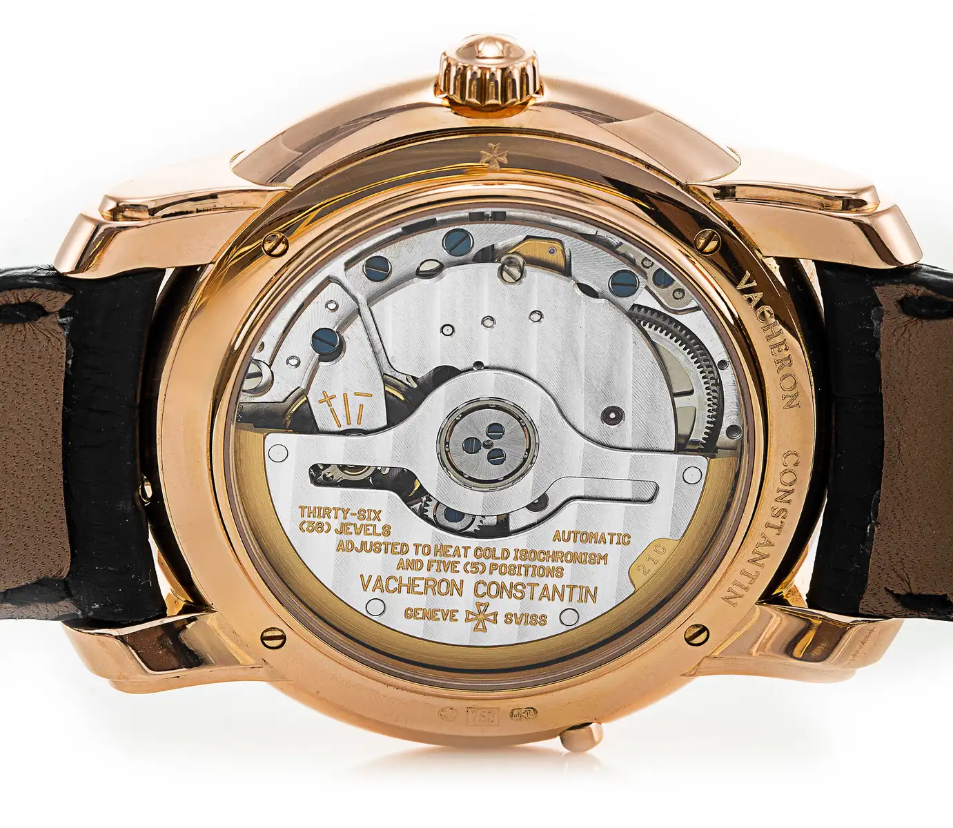 Vacheron Constantin Patrimony 31-Day Retrograding Calendar 18K Rose Gold Men's Watch