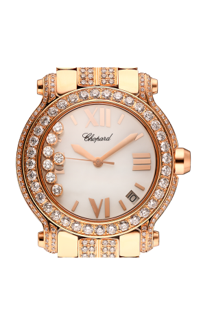 Chopard Happy Sport 18K Rose Gold & Diamonds Lady's Watch