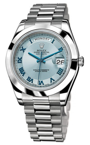 Rolex Day-Date Diamond Platinum Men's Watch