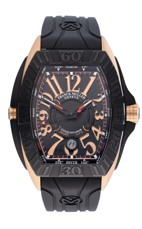 Franck Muller Conquistador GPG 18K Rose Gold & Titanium PVD Men's Watch