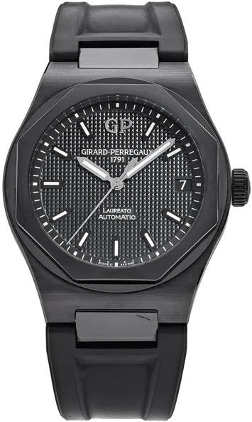 Girard Perregaux Laureato Black Ceramic Men's Watch
