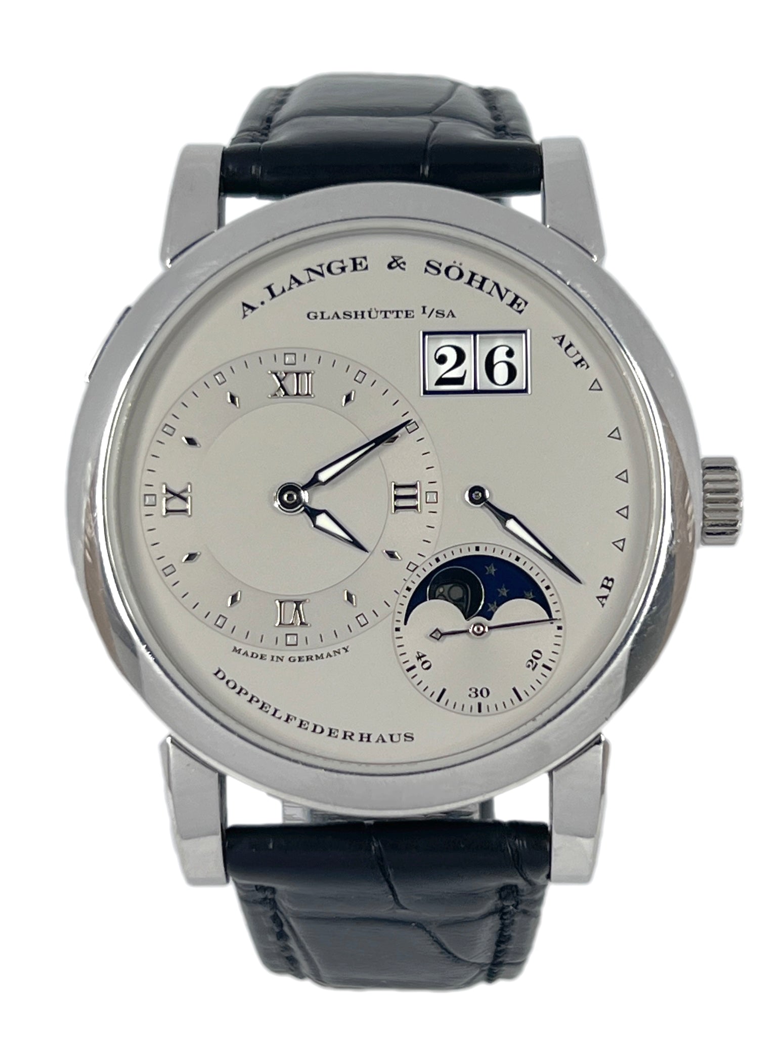 A. Lange & Sohne Lange 1 Moonphase Platinum Men's Watch