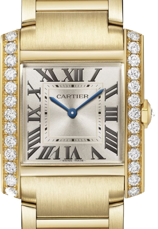 Cartier Tank 18k Yellow Gold Ladies Watch