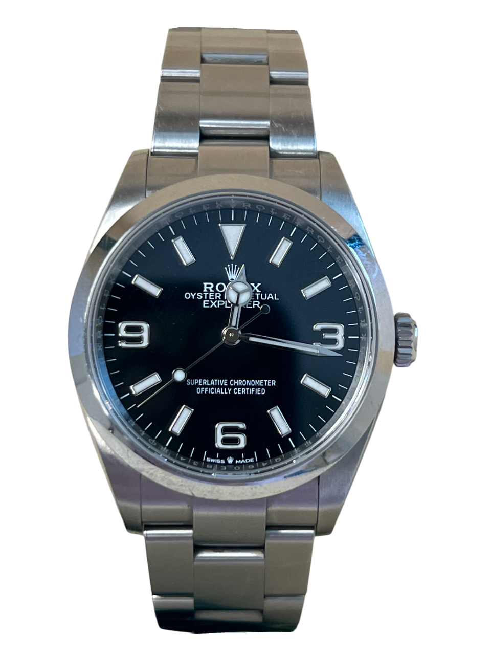 Rolex Explorer Stainless Steel Men's Watch Worldofluxuryus