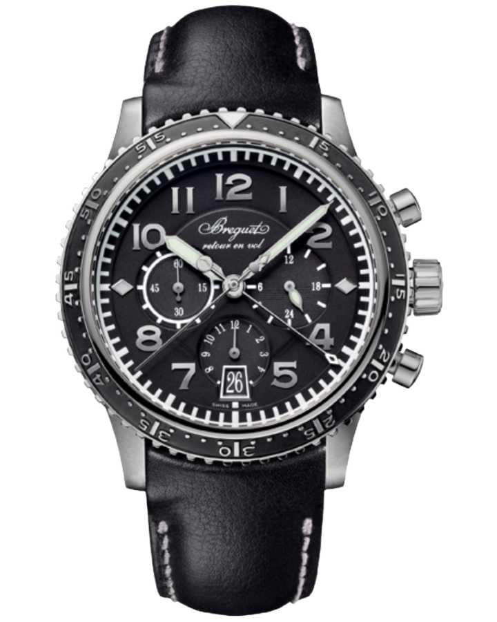Breguet Type XX - XXI - XXII Flyback Chronograph Titanium Men's Watch
