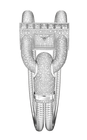 Van Cleef & Arpels Cadenas 18K White Gold & Diamonds Lady's Watch