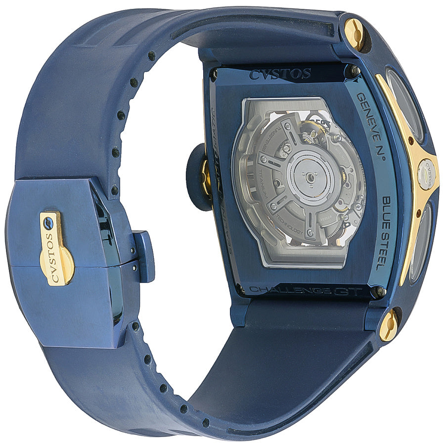 Cvstos Challenge Sea-Liner Blue PVD Stainless Steel & 18K Rose Gold Man's Watch