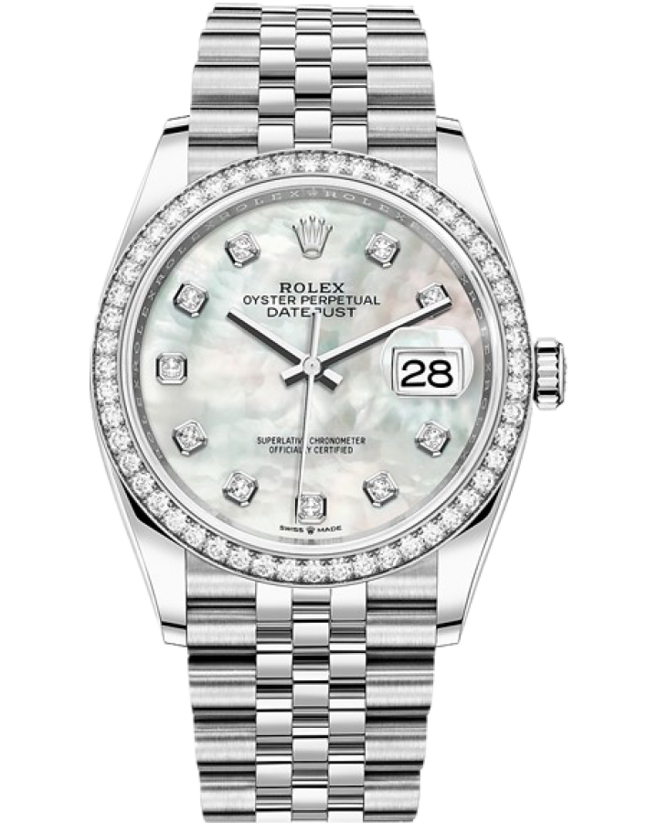 Rolex Datejust Stainless steel & 18K White Gold & Diamonds Lady's Watch