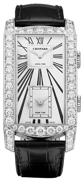 Chopard Classics 'Dual Tec' 18K White Gold & Diamonds Lady's Watch