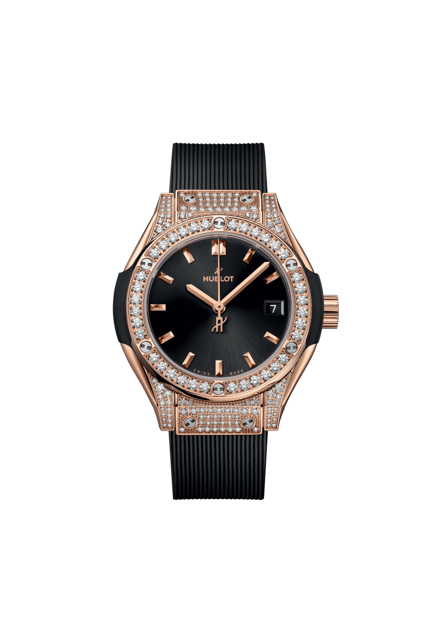 Hublot Classic Fusion 18K King Gold & Diamonds Unisex Watch