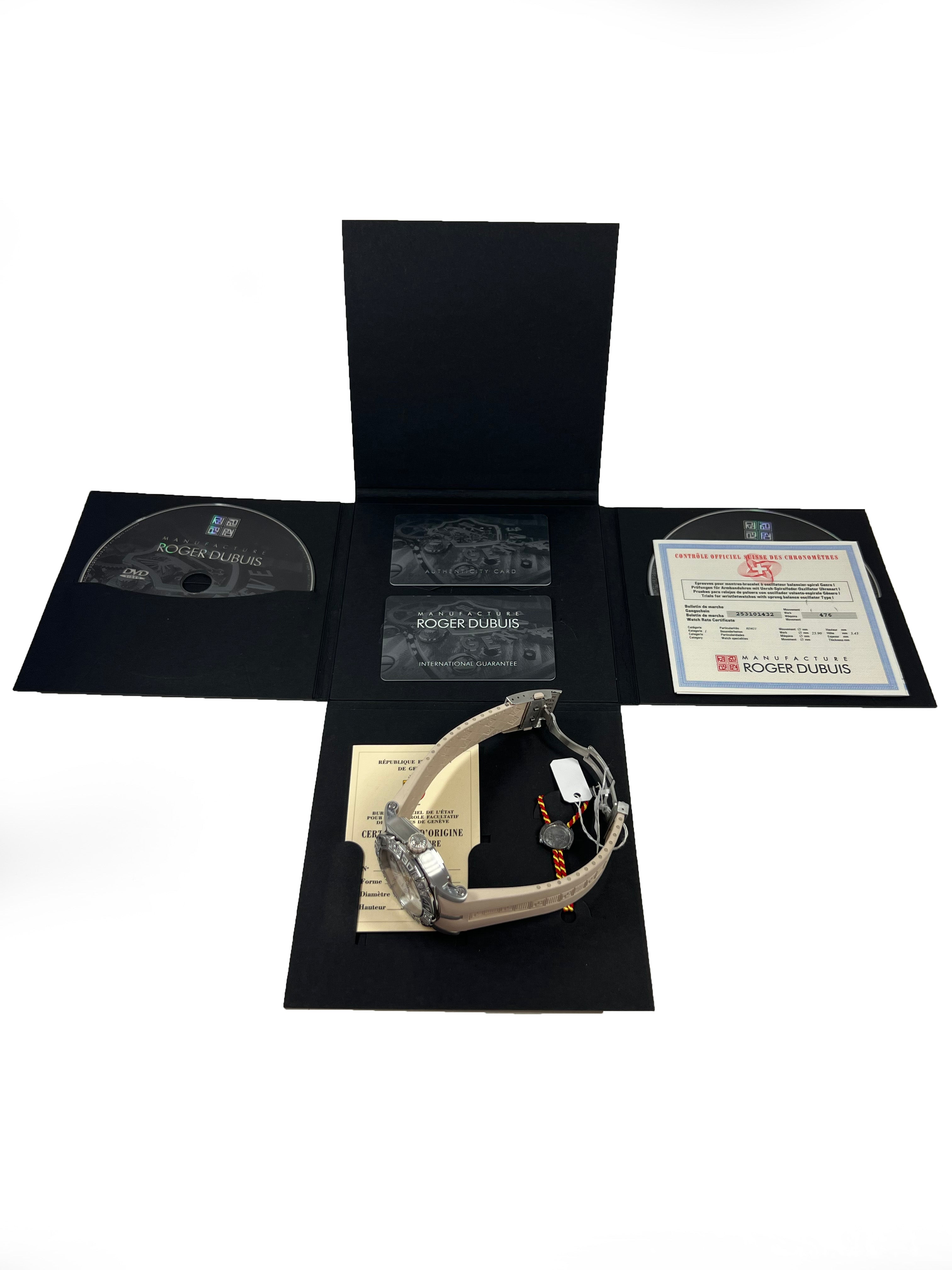 Roger Dubuis Easy Diver Jewellery Stainless Steel & Diamonds Lady's Watch