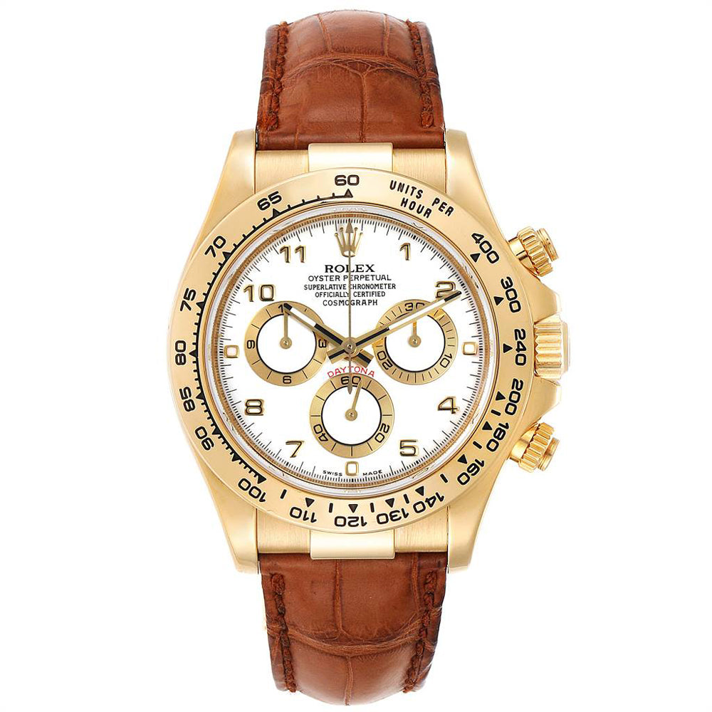 Rolex Daytona Cosmograph 18K Yellow Gold Men's Watch