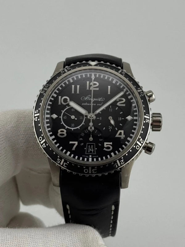 Breguet Type XX - XXI - XXII Flyback Chronograph Titanium Men's Watch