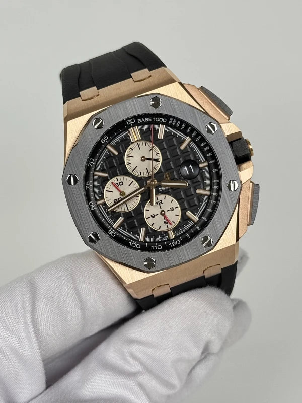 Audemars Piguet Royal Oak Offshore Chronograph 18K Rose Gold Men's Watch