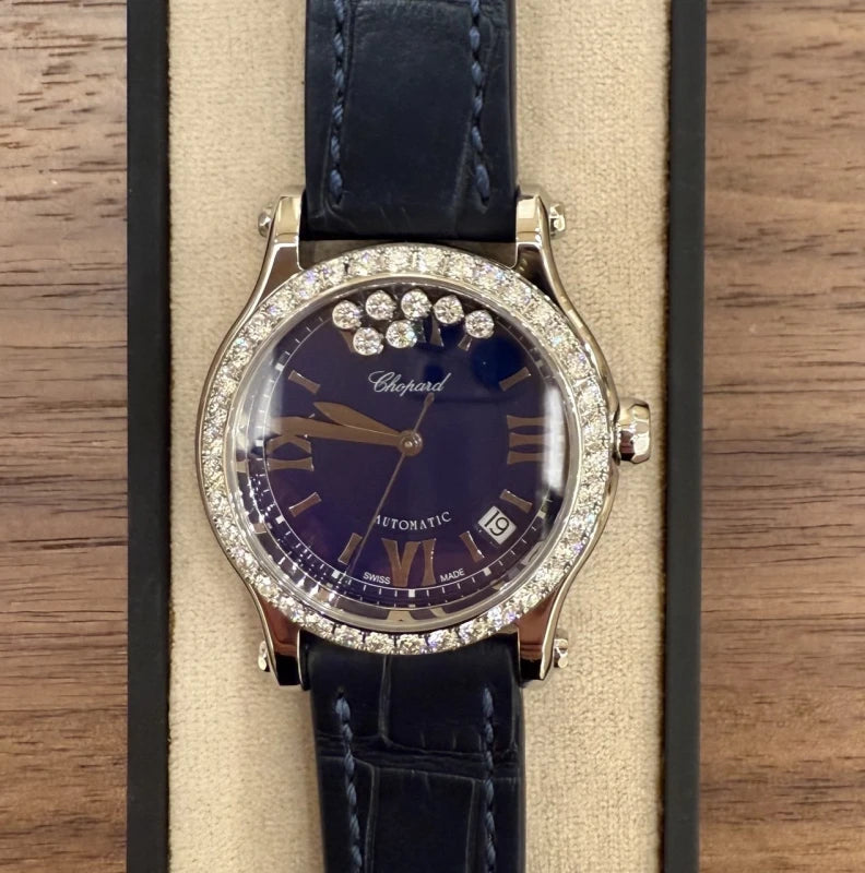 Chopard Happy Sport Stainess Steel & Diamonds Lady's Watch