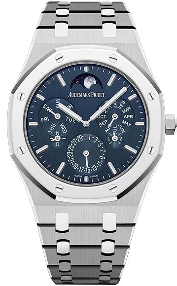 Audemars Piguet Royal Oak Selfwinding Perpetual Calendar Ultra-Thin Platinum and Titanium Men's Watch