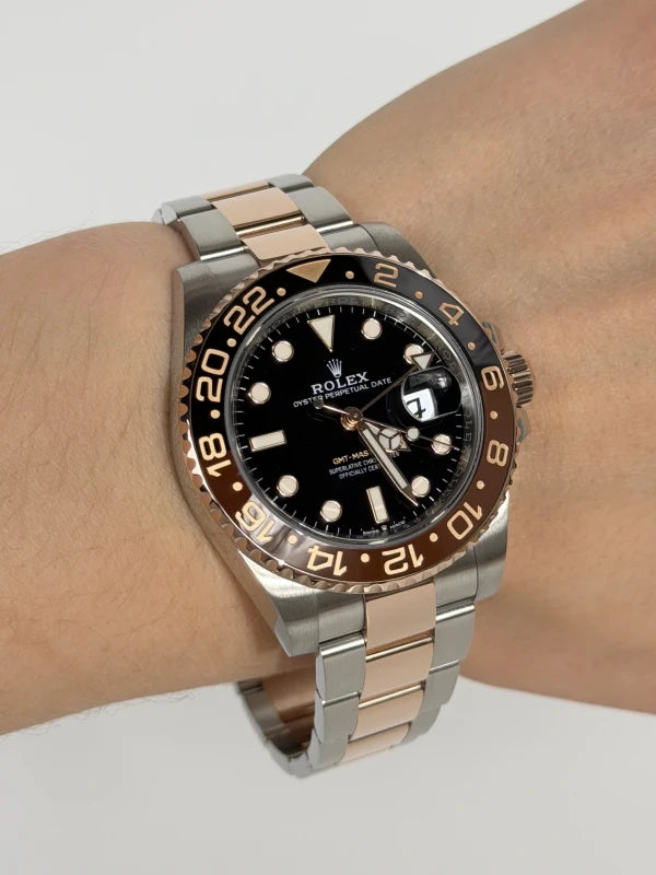 Rolex GMT-Master II Stainless Steel and 18K Rose Gold Men's Watch