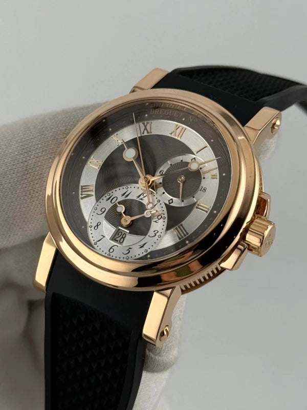 Breguet Marine 5857 GMT 18k Rose Gold Men's Watch