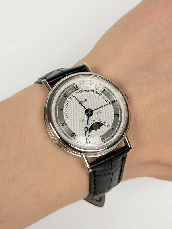 Breguet Classique Perpetual Calendar 18K White Gold Men's Watch