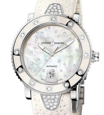 Ulysse Nardin Diver Starry Night Stainless steel & Diamonds Lady's Watch