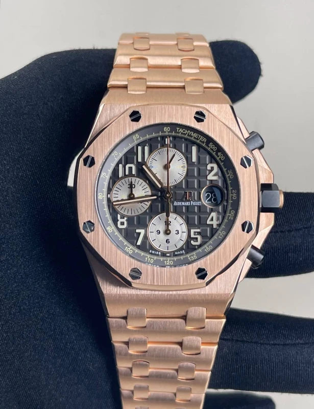 Audemars Piguet Royal Oak Offshore Chronograph 18K Rose Gold Men's Watch