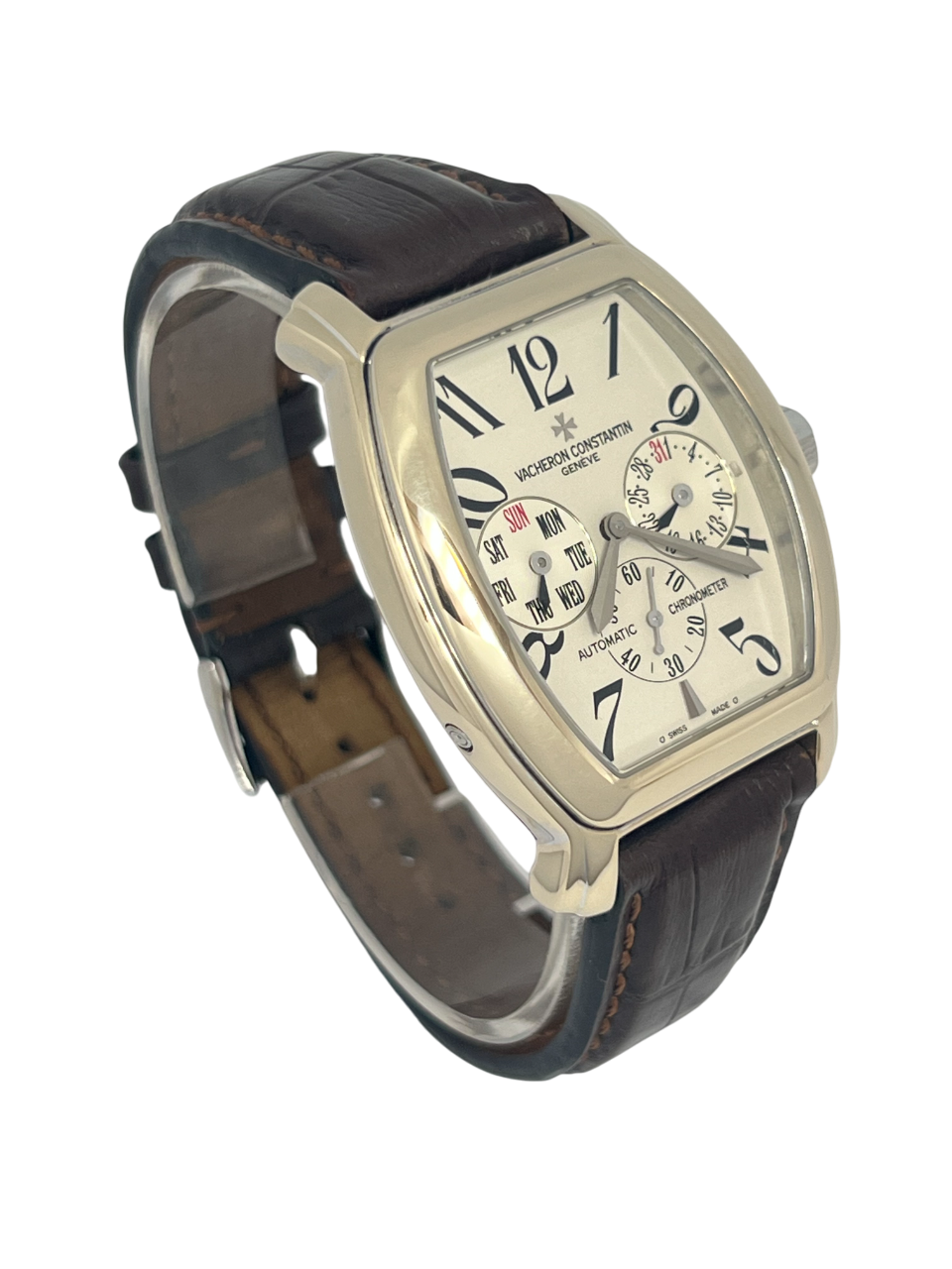 Vacheron Constantin Malte Tonneau 18K White Gold Men's Watch