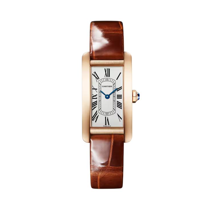Cartier Tank Américaine 18K Rose Gold Men's Watch