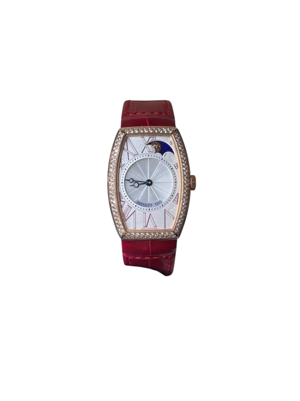Breguet Heritage 8861 Phases De Lune Retrograde 18K Rose Gold & Diamonds Lady's Watch