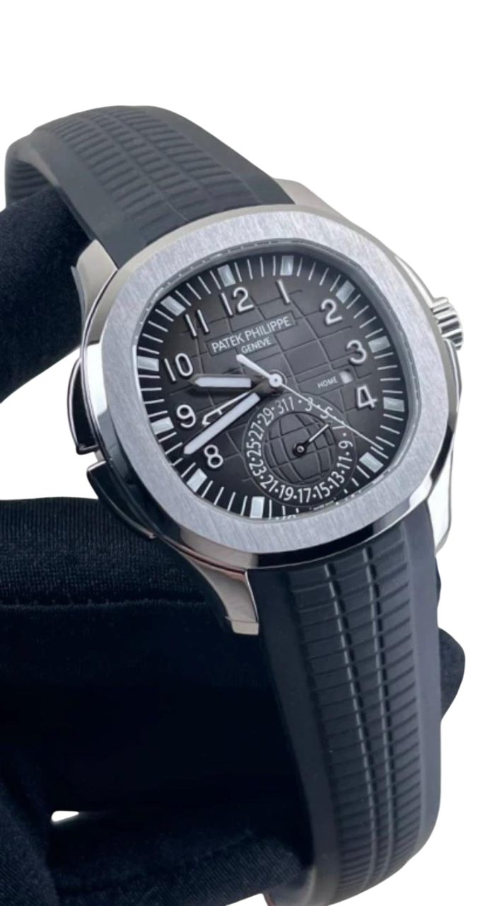 Patek Philippe Aquanaut Dual Time Stainless Steel Men's Watch